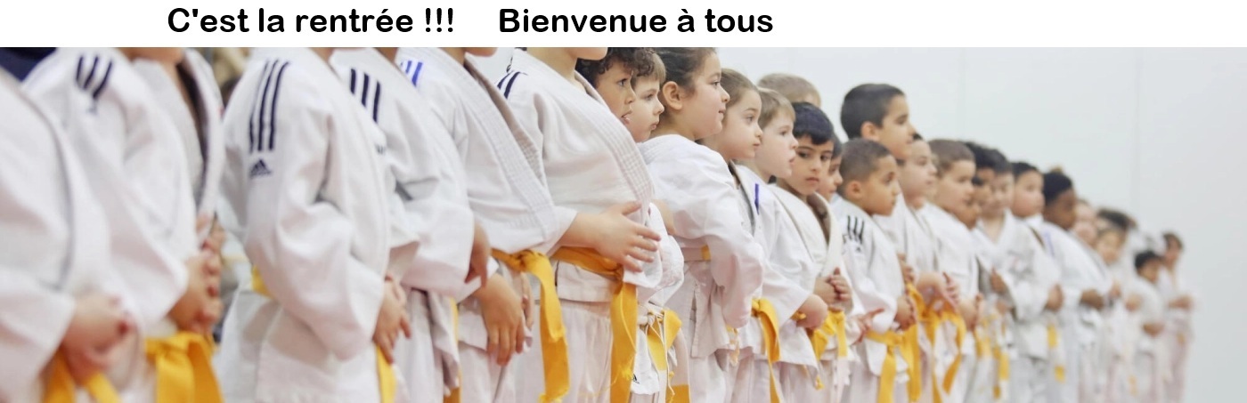 C'est la rentrée du Judo et Jujitsu !!! Voici les cours