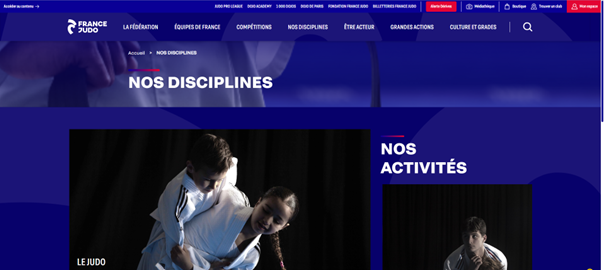 Lien du site de la Fédération Française de Judo Jujitsu