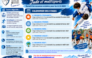 Stage vacances